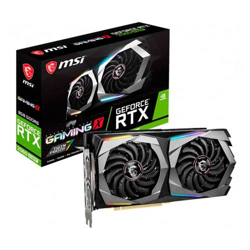 Видеокарта MSI GeForce RTX 2060 Gaming X 6GB