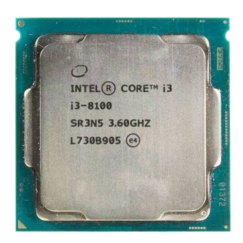 Центральный процессор Intel-Core i3 - 8100,  3.6 GHz, 6M, oem, LGA1151, CoffeeLake