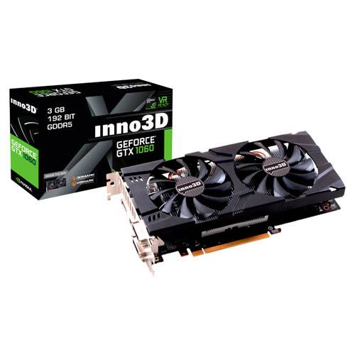 Видеокарта INNO3D GeForce GTX 1060 TwinX 192Bits GDDR5 3GB