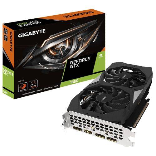 Видеокарта GIGABYTE GeForce GTX 1660 GV-N1660OC 6GD