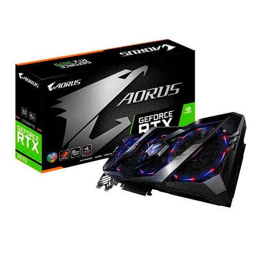 Видеокарта GIGABYTE GeForce RTX 2070 GV-N2070 AORUS 8GC