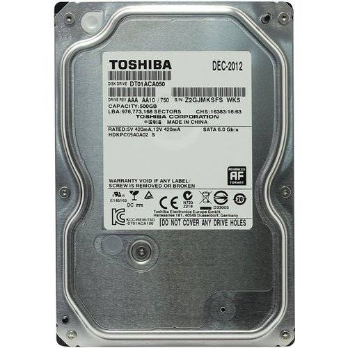 Жесткий диск Toshiba 500GB DT01ACA050