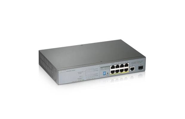 Коммутатор PoE+ для IP-видеокамер ZYXEL GS1300-10HP