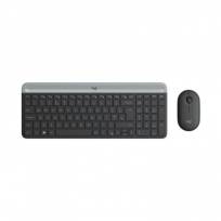 Клавиатура и мышь Logitech MK470 Wireless Slim Graphite