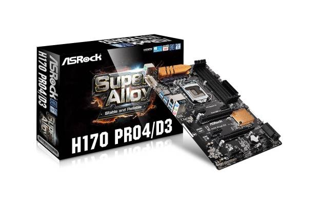 Материнская плата Asrock Z170 Pro4/D3
