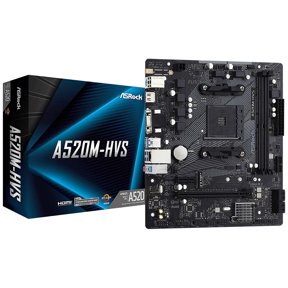 Материнская плата ASRock A520M HVS
