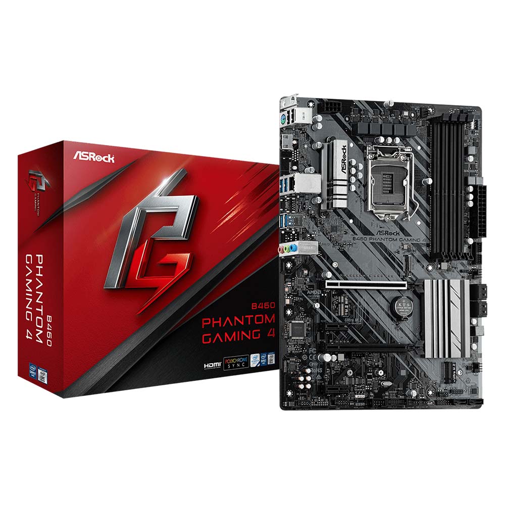Материнская плата ASRock B460 Phantom Gaming 4