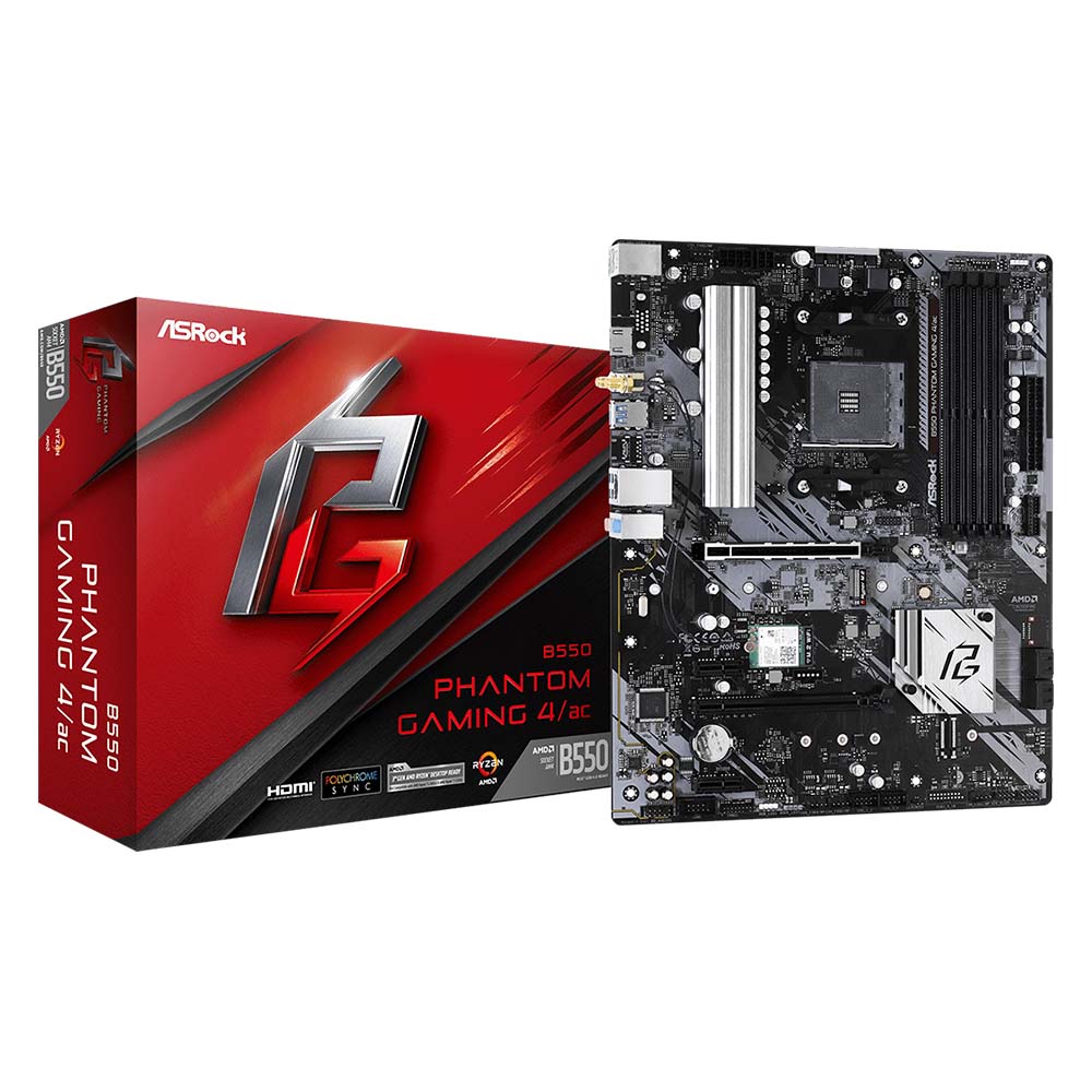 Материнская плата ASRock B550 Phantom Gaming 4/AC
