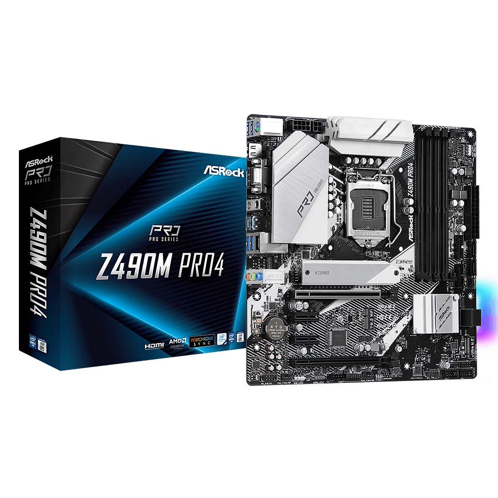 Материнская плата ASRock Z490M Pro4
