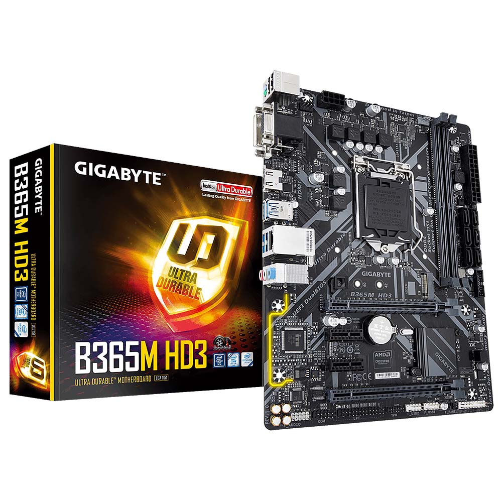 Материнская плата GIGABYTE B365M HD3
