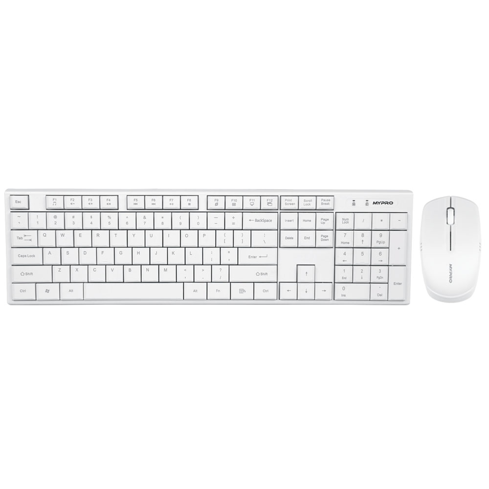 Клавиатура и мышь Mypro C20 White