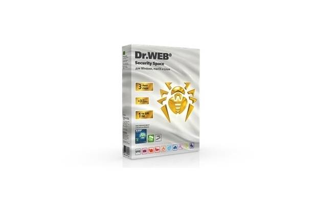 Dr.WEB Security Space GOLD 1 ПК Threу years