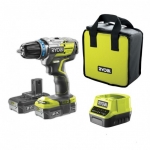 Дрель-шуруповерт бесщеточная аккумуляторная Ryobi R18DDBL-220S