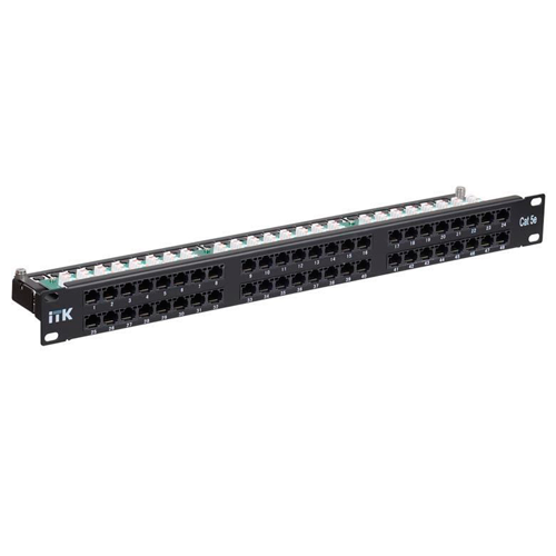 Патч-панель ITK cat5e UTP 48 портов 1U