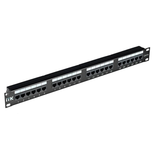 Патч-панель ITK cat 6 UTP 24 порта