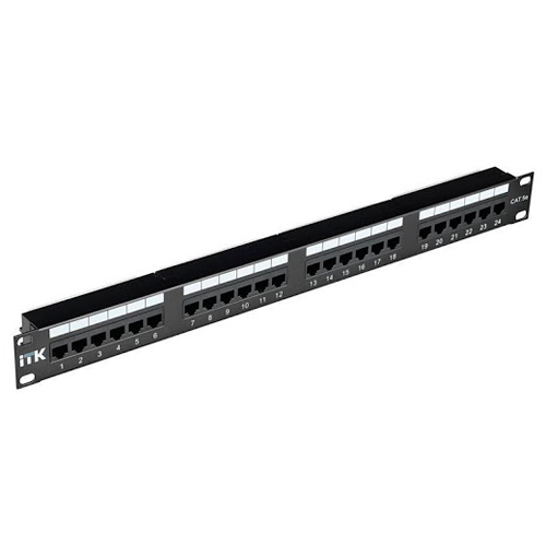 Патч-панель ITK cat 5e UTP 24 порта