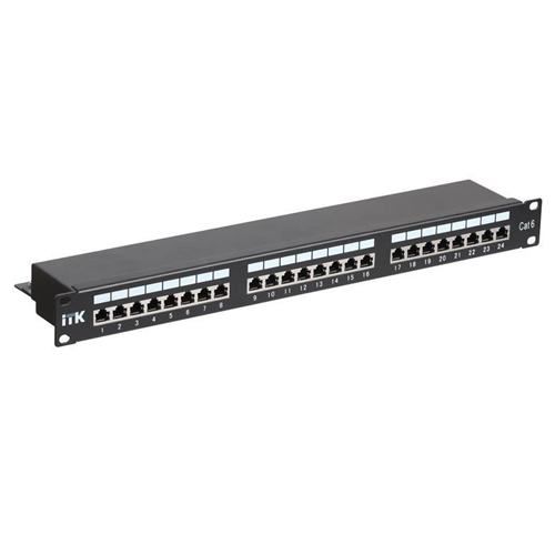 Патч-панель ITK cat 6 STP/FTP 24 порта