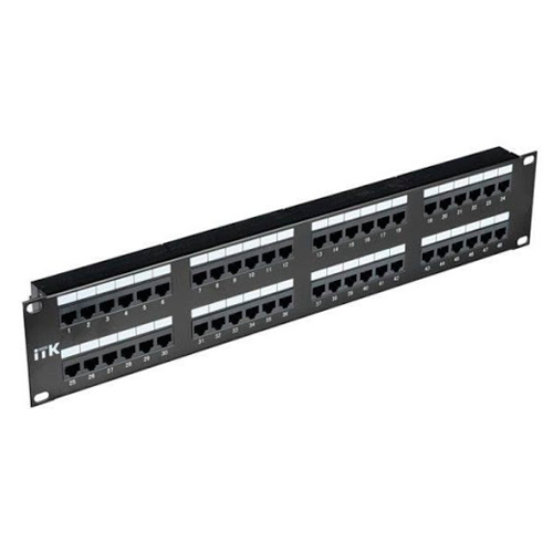 Патч-панель ITK cat5e UTP 48 портов 2U