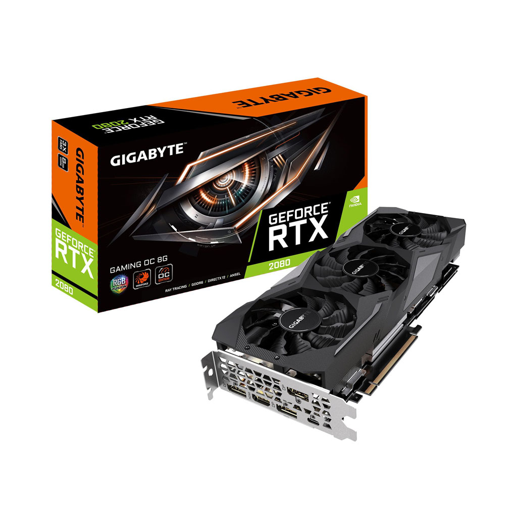 Видеокарта GIGABYTE GeForce RTX 2080 Gaming 8GB GDDR6 256bit RGB