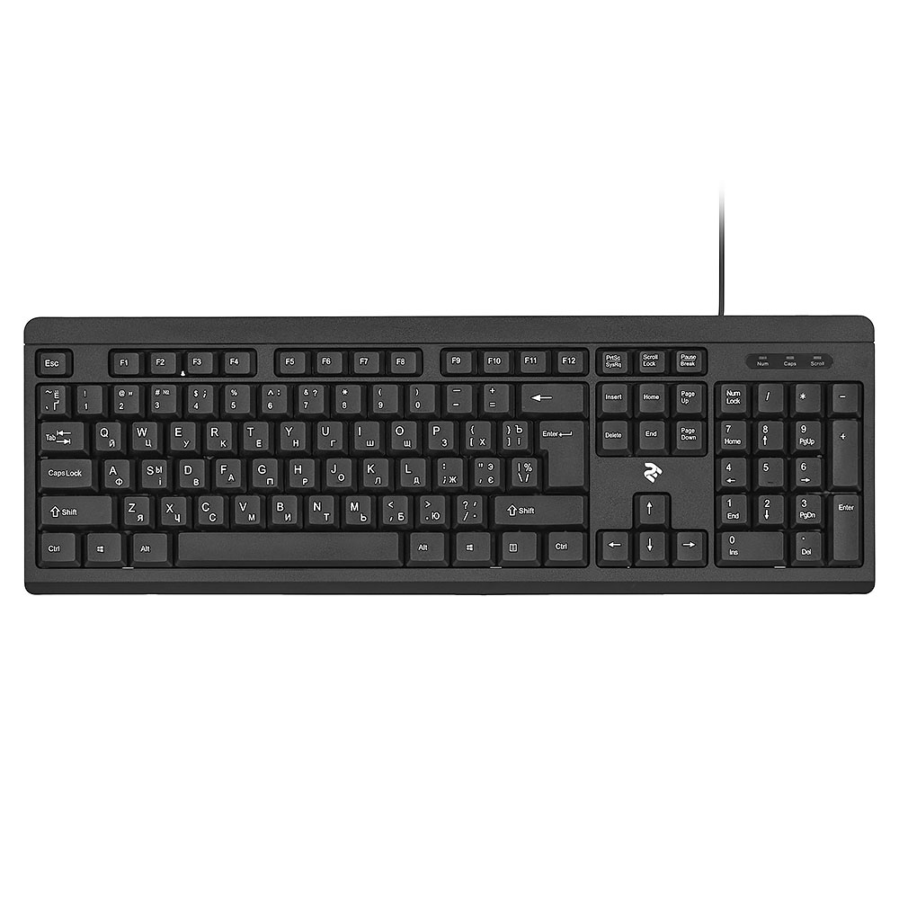 Клавиатура 2E KS108 USB Black