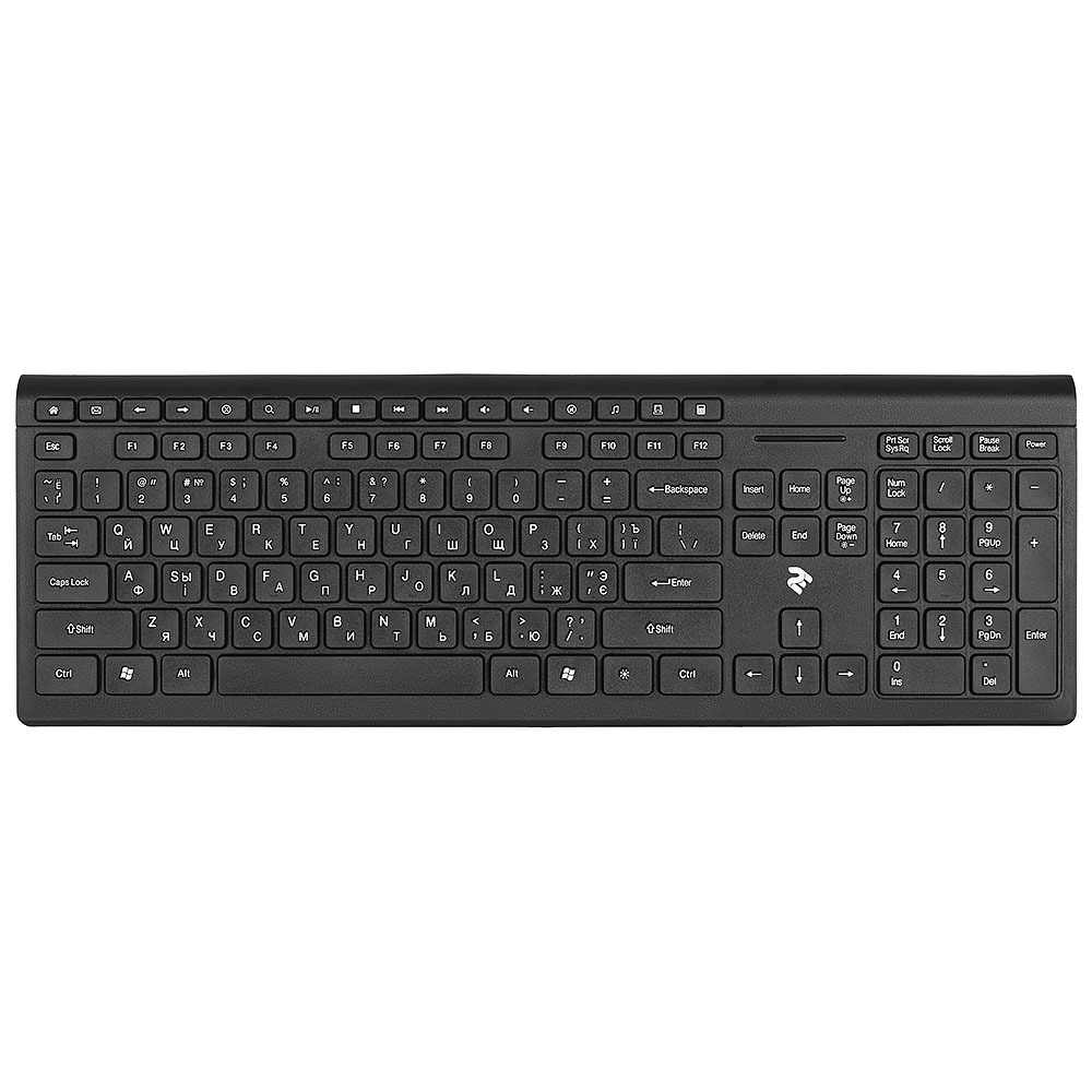 Клавиатура 2E KS210 Slim USB Black