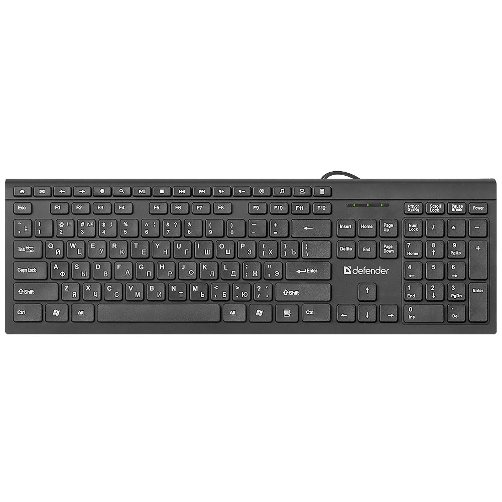 Клавиатура Defender Black Edition SB 550