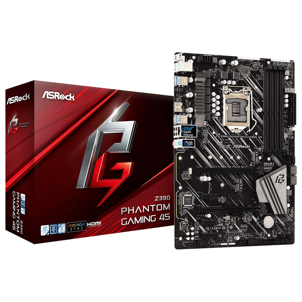 Материнская плата ASRock Z390 Gaming 4S