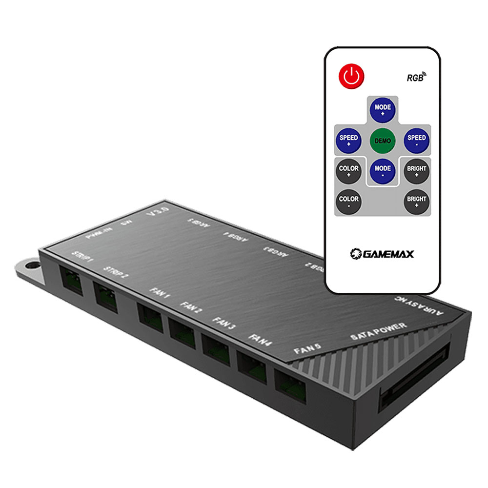 Контроллер для вентиляторов Gamemax PWM RAINBOW Controller V3.0