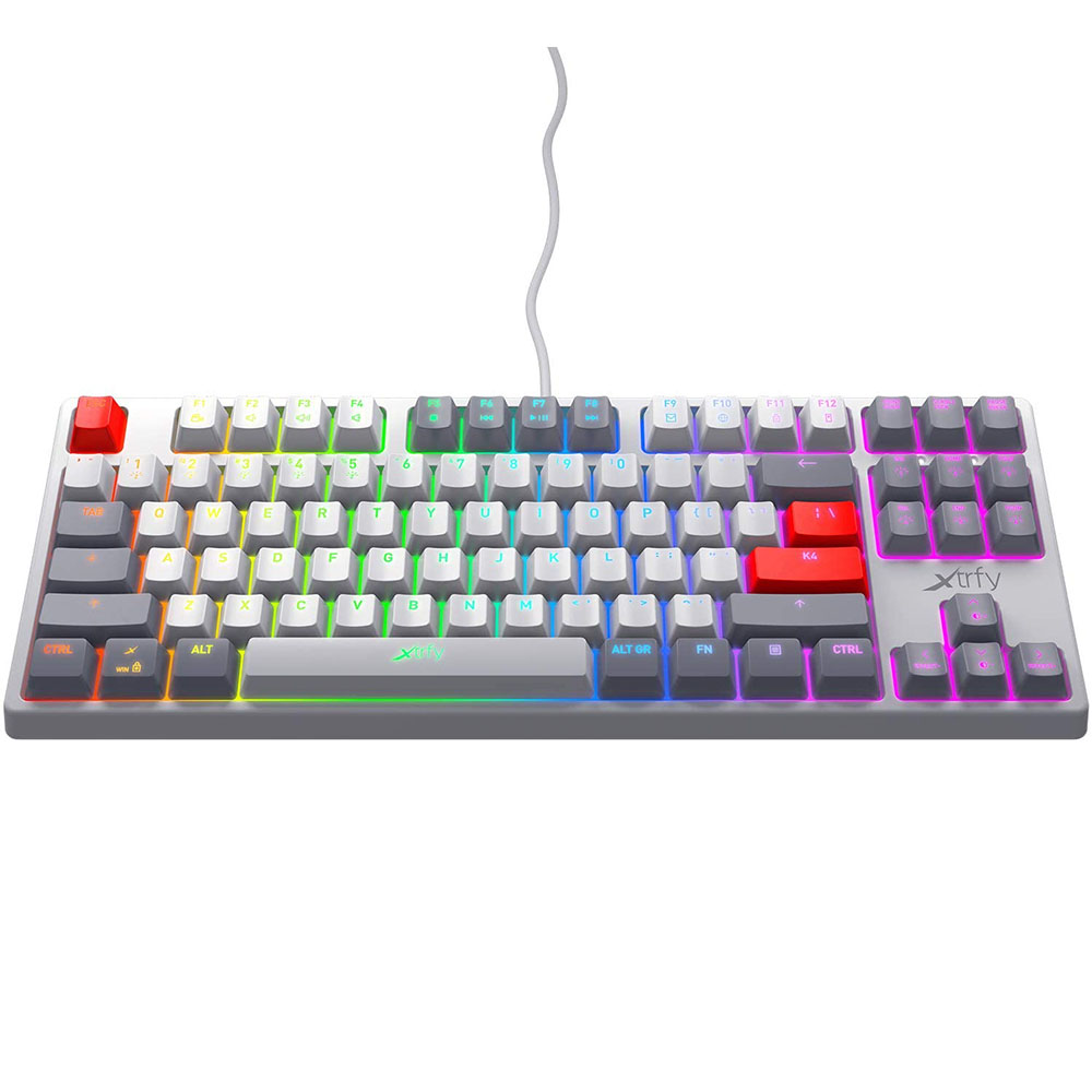 Клавиатура Xtrfy K4 TKL RGB Kailh Red Retro