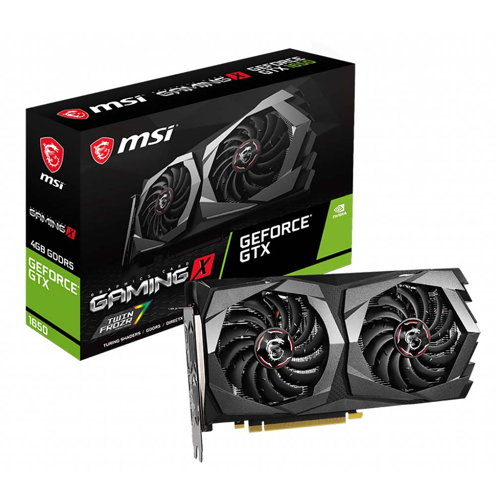 Видеокарта MSI GeForce GTX 1650 4GB DDR5