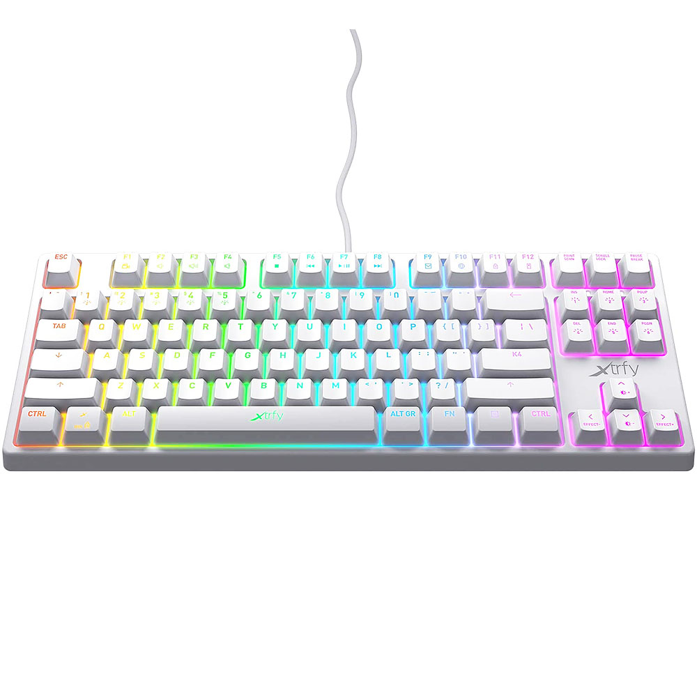 Клавиатура Xtrfy K4 TKL RGB Kailh Red White