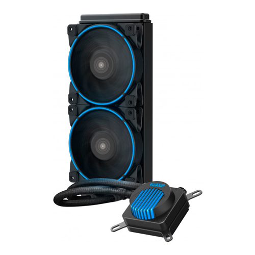 Система водяного охлаждения PCcooler GI-AL240C CORONA Blue
