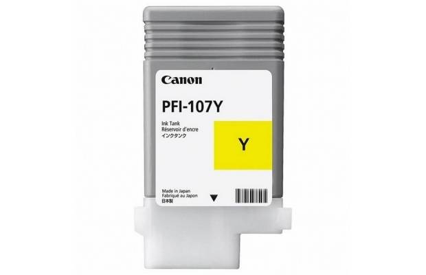 Картридж Canon PFI107 Y 130 ml