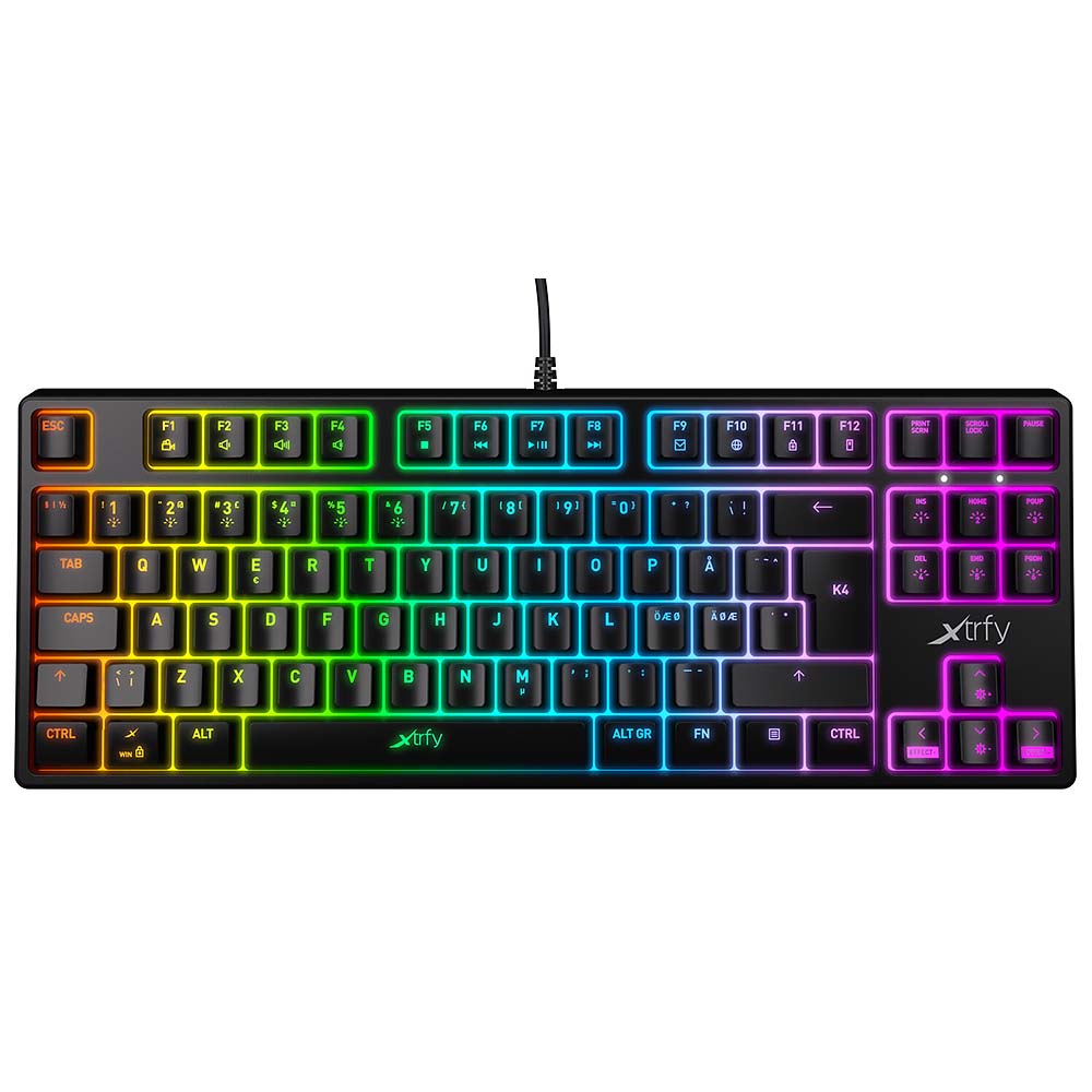Клавиатура Xtrfy K4 TKL RGB Kailh Red