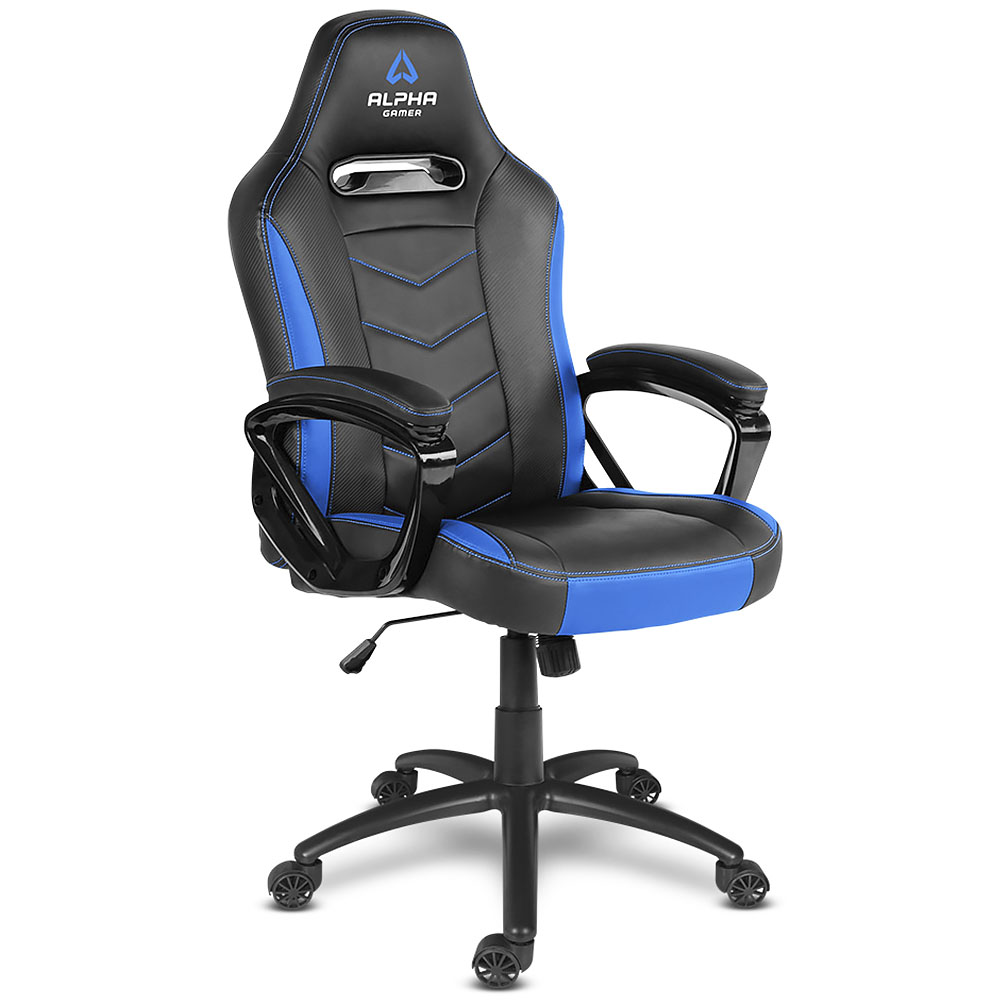 Кресло компьютерное игровое Alpha Gamer Kappa Black-Blue