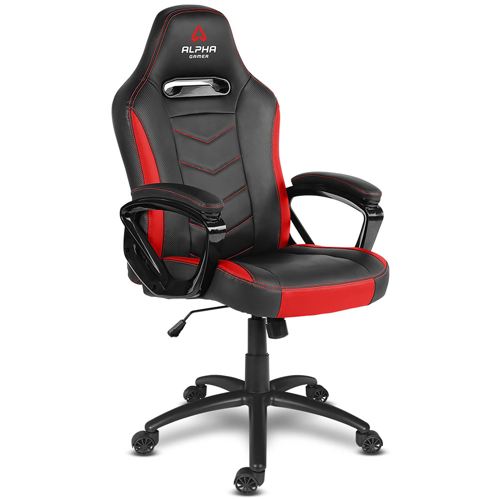 Кресло компьютерное игровое Alpha Gamer Kappa Black-Red