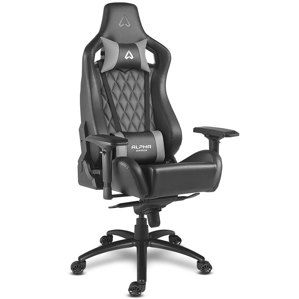 Кресло компьютерное игровое Alpha Gamer Polaris Office Black