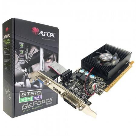 Видеокарта AFOX GT610 2GB 64bit DDR3 HDMI VGA