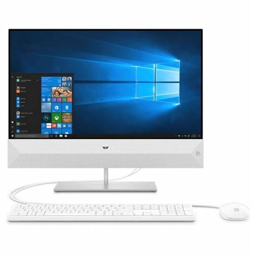 Моноблок в полном комплекте HP 24-K0029UR  / i5-10400T / 8GB DDR4 / SSD 256 GB / DVD нет / Intel UHD Graphics 630 / клавиатура и мышь