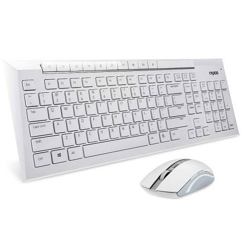 Клавиатура и мышь Rapoo 8200 White